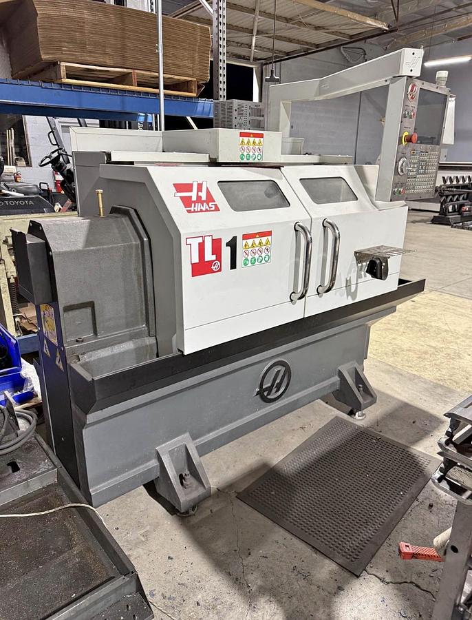 Used 2016 HAAS TL-1 CNC Lathe 10" Chuck A2-6 2,000 RPM Tailstock