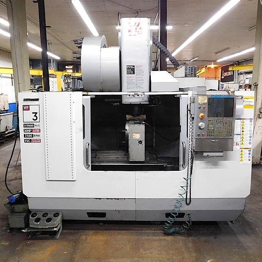 Used 2007 HAAS VF-3YT/50 4-Axis CNC Vertical Machining Center