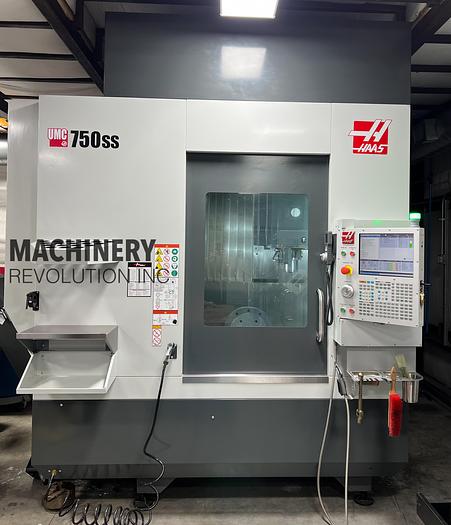 Used 2021 HAAS UMC-750SS 5-Axis CNC Vertical Machining Center ***231 Hours*** Like Brand New