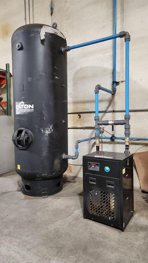 Used 2022 EATON PRV 030B000V460 30 HP ROTARY SCREW AIR COMPRESSOR