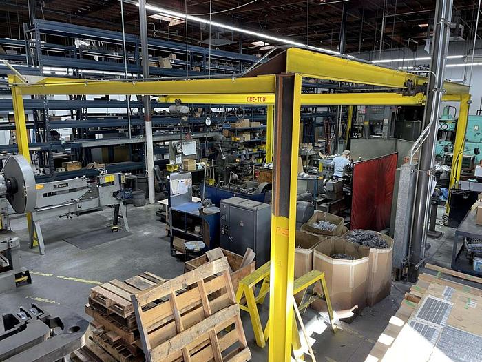 Used Freestanding Bridge Crane System 1 Ton