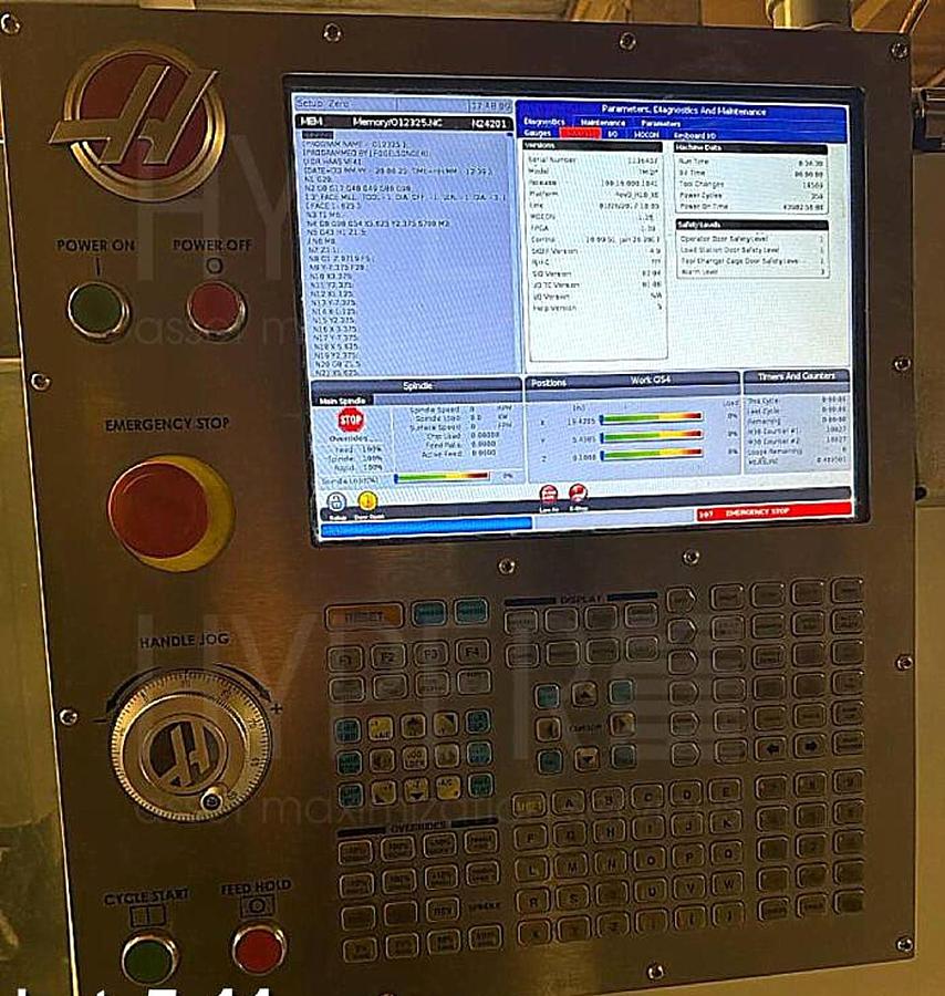 Used 2017 HAAS TM-2P CNC Vertical Machining Center