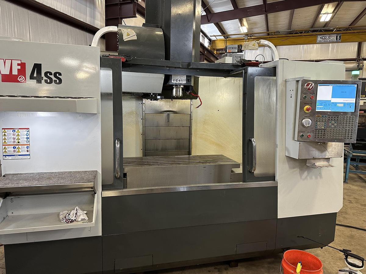 Used 2012 HAAS VF-4SS 12,000 RPM CNC Vertical Machining Center
