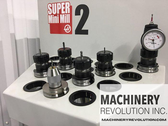 Used 2018 HAAS Super Mini Mill 2 CNC 4-Axis Vertical Machining Center ***Low Hours***