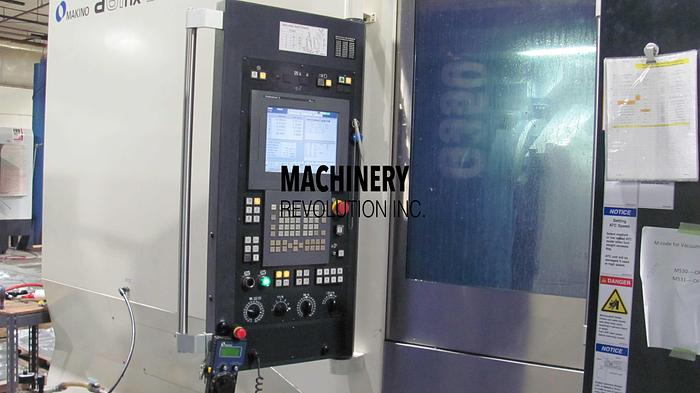 Used 2016 Makino A61NX-5E 5-Axis 400MM Horizontal Machining Center with Pallet Changer