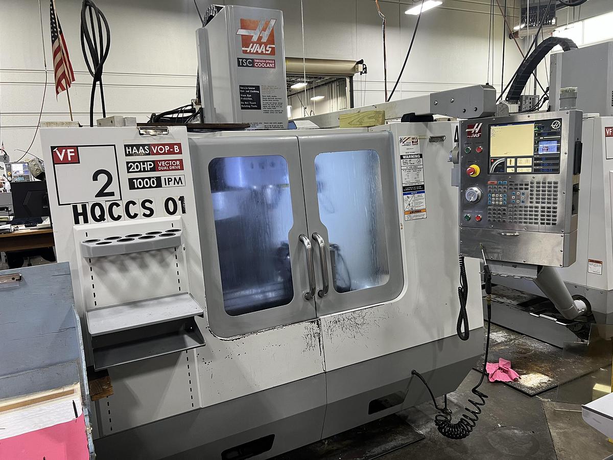 Used 2007 HAAS VF-2 4-Axis CNC Vertical Machining Center