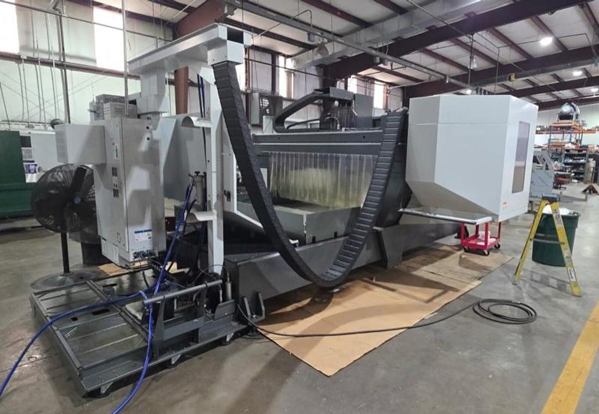 Used 2023 HAAS GM-2 CNC Gantry Vertical Maching Center with 4th Axis ready / TSC / HSM