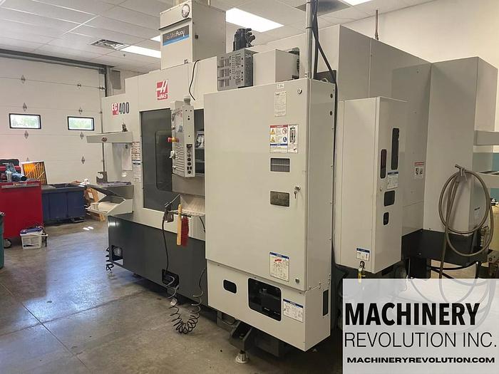 Used 2013 HAAS EC-400 4-Axis CNC Horizontal Machining Center ***Very Low Hours***