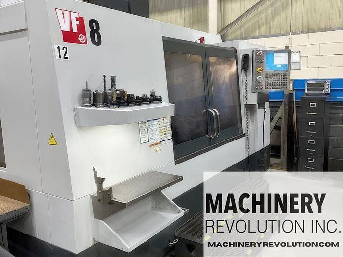 Used 2010 HAAS VF-8 CNC Vertical Machining Center *** Low Cutting Hours***