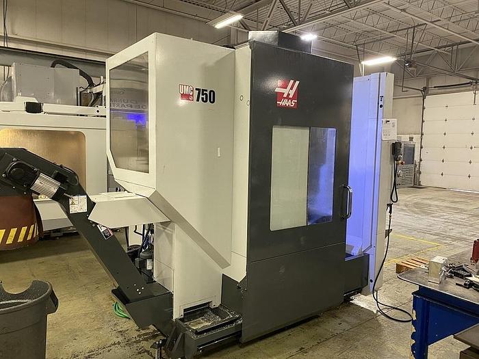 Used 2015 HAAS UMC-750 5-Axis 12,000RPM CNC Vertical Machining Center