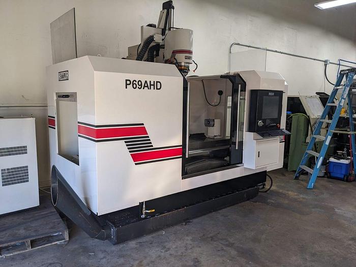 Used 2016 ROTTLER P69AHD 5-AXIS CNC CYLINDER HEAD PORTING MACHINE VERTICAL MACHINING CENTER