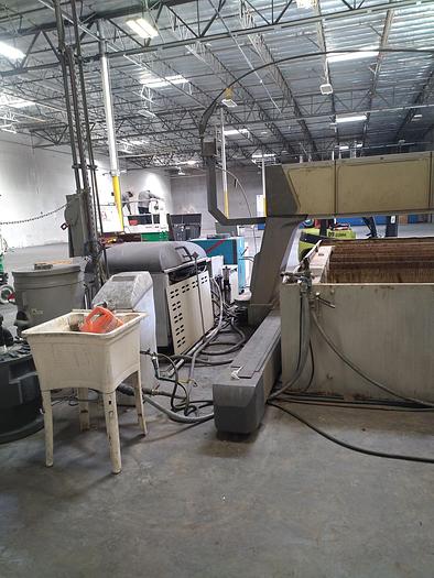 Used 2013 FLOW Flow Mach-4 4050C 4-Axis CNC 87,000 PSI Waterjet Contour Machine