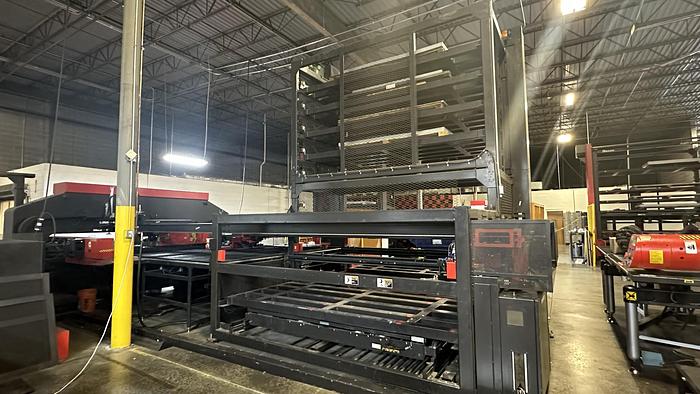 Used 2000 Amada Vipros 358 King II 30 Ton CNC Punch Press with Auto Loader