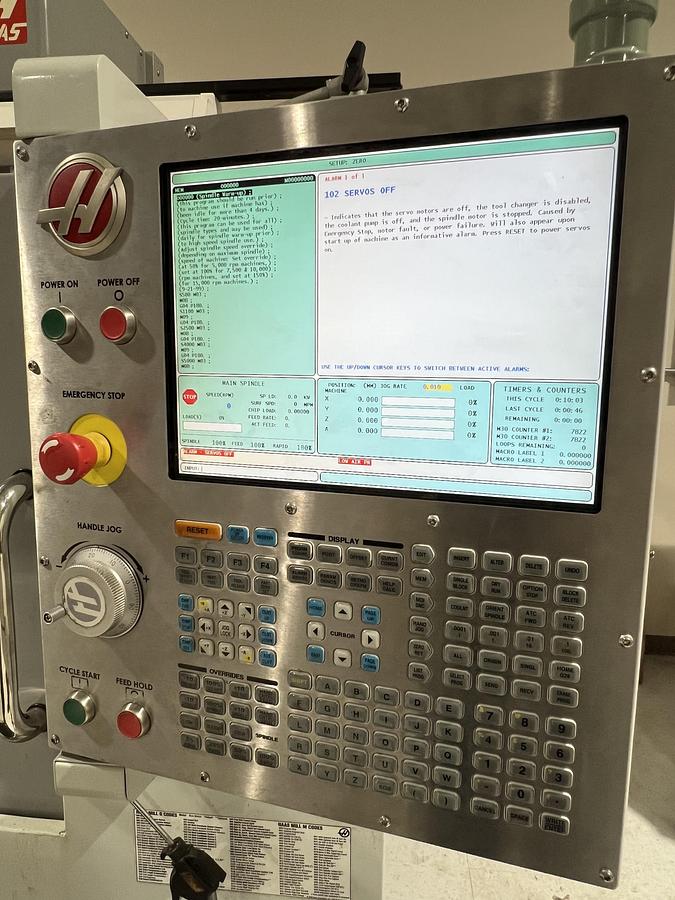 Used 2010 HAAS MINI MILL CNC 4-Axis Phase 1 or 3 Vertical Machining Center