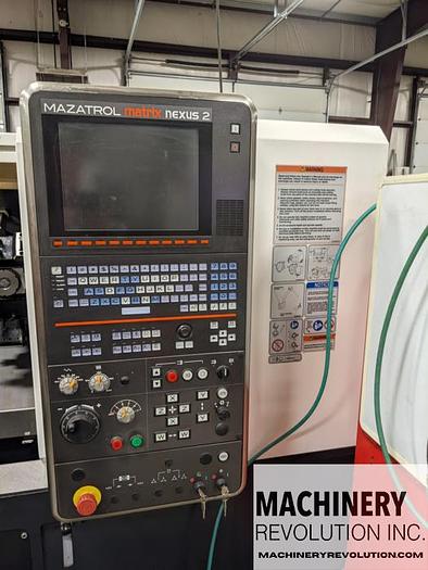 Used 2014 MAZAK QT-250 MSY CNC Lathe Turning Center Live Tooling / Y-Axis / SubSpindle / Bar Feeder