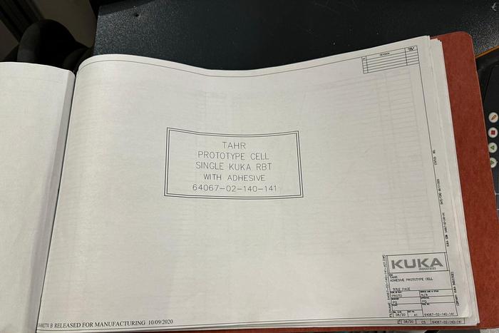 Used 2020 KUKA Robotic Adhesive Work Cell KR60-3 6-Axis Robot