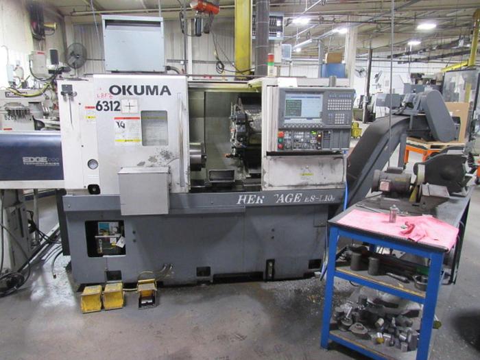 Used 2010 OKUMA Heritage ES-L10II CNC Turning Center