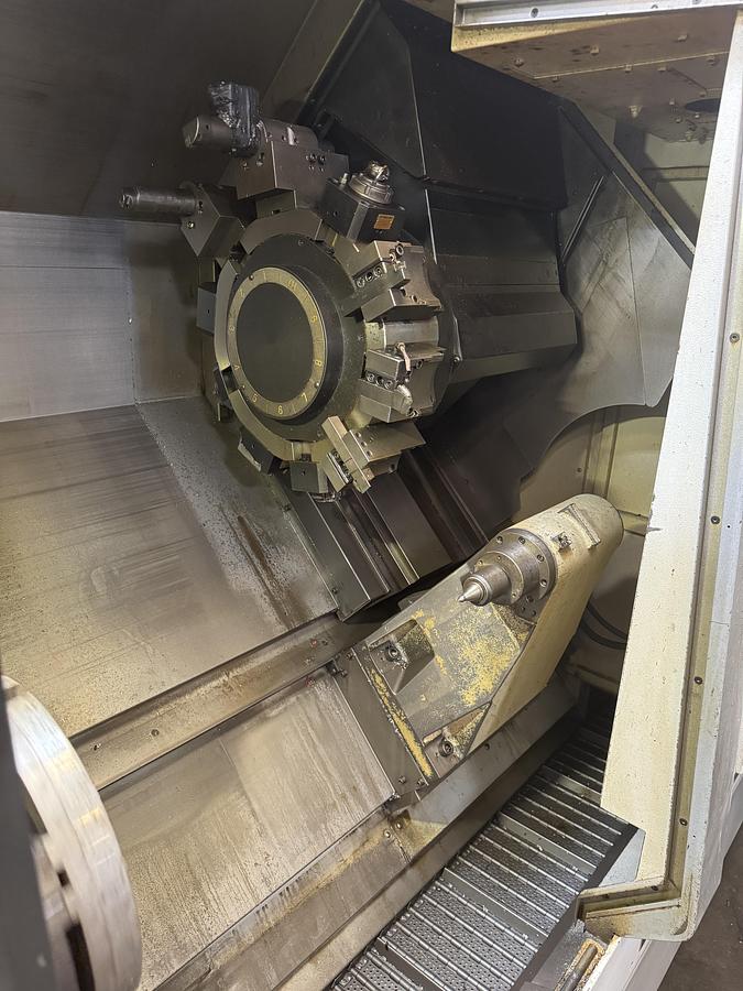 Used 2014 Mori Seiki NLX-4000AY/750 18" Chuck Live Tooling Y-Axis CNC Turning Center