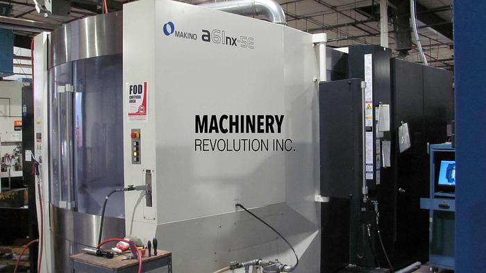 Used 2016 Makino A61NX-5E 5-Axis 400MM Horizontal Machining Center with Pallet Changer