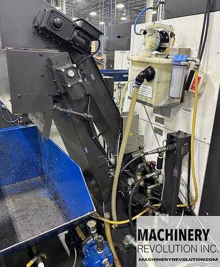 Used 2016 OKUMA Multus B 300 BB SBW II CNC Mill Turn Center with Milling Head / Dual Spindle / Live Milling / TSC / 120 Tools / BarFeeder