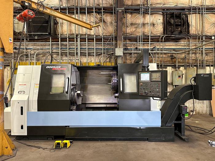 Used 2013 DOOSAN DOOSAN PUMA 400MC CNC LATHE TURNING CENTER WITH LIVE TOOLS