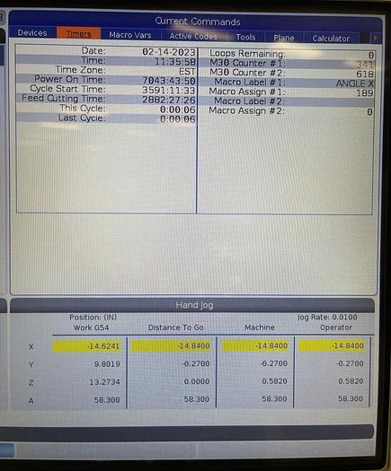 Used 2021 HAAS DM-2 4-Axis Vertical Machining Center ***Low Hours***