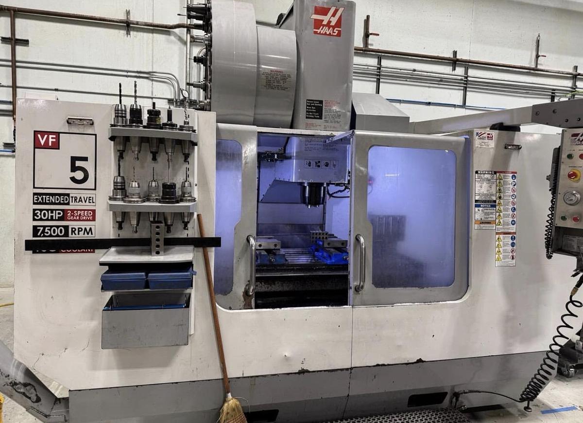 Used 2005 HAAS VF-5XT 4-Axis CNC Vertical Machining Center