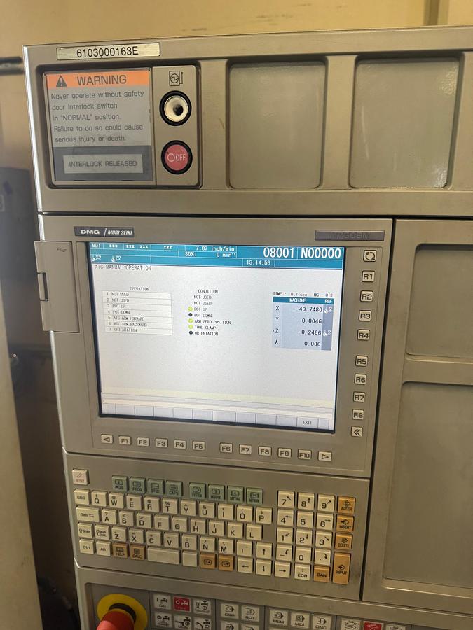 Used 2013 DMG MORI 1035 V Ecoline CNC Vertical Machining Center