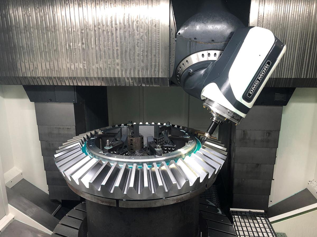 Used 2021 DMG MORI 210 P Portal 5-Axis CNC Machining Center