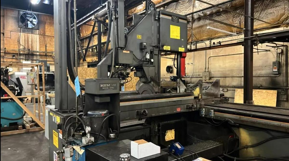 Used HEM V150A-SMART AUTOMATIC MITERING VERTICAL BAND SAW