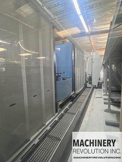 Used 2021 Matsuura MAM 72 100 H 5-Axis CNC Horizontal Machining Center 245 Tools / 10 Station Pallet Pool / CAT 50 / 200mm  ***Like New***