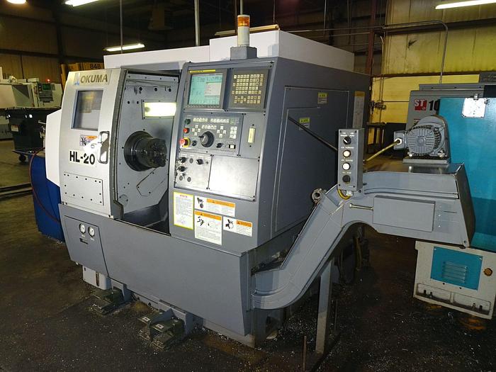 Used 2007 OKUMA HL-20 CNC TURNING CENTER