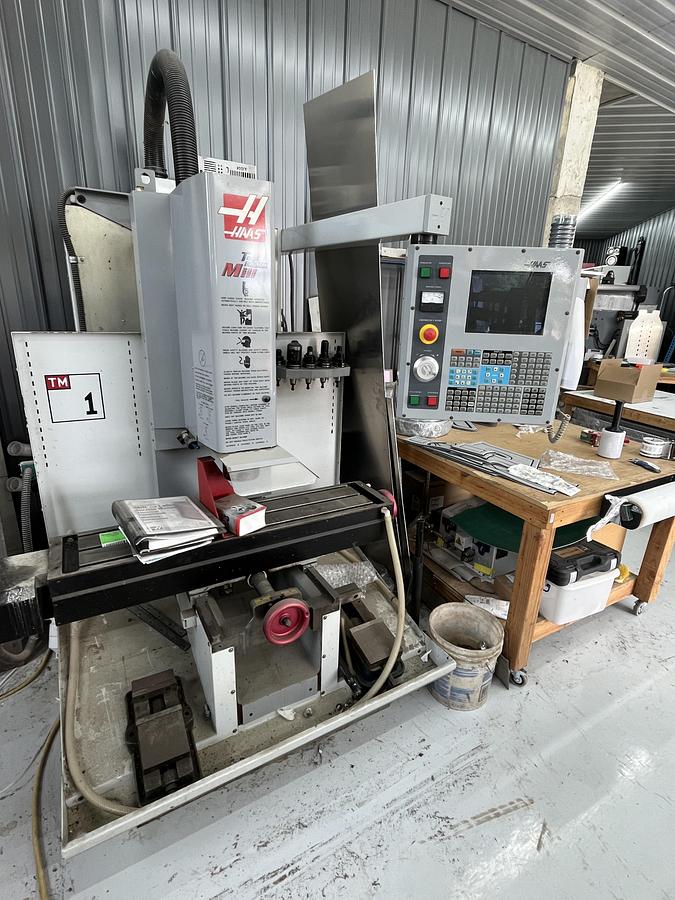Used 2004 HAAS TM-1 CNC Vertical Mill Low Hours