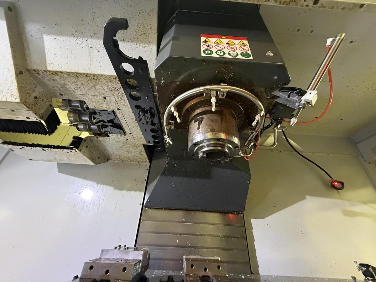 Used 2020 HAAS VF-6 Cat-50 4-Axis CNC Vertical Machining Center ***Only 2,327 Cutting Hours***
