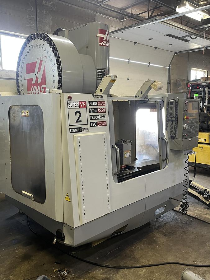 Used 2009 HAAS VF-2SSYT 4-Axis 12,000 RPM CNC Vertical Machining Center