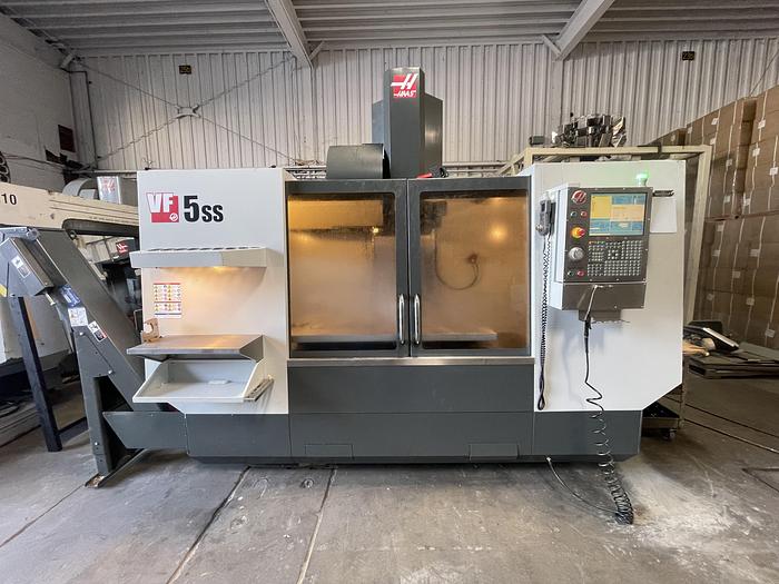 Used 2012 HAAS VF-5SS 4-Axis Vertical Machining Center ***Low Hours***