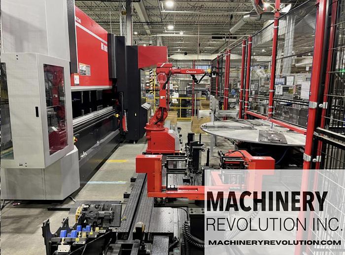 Used 2017 Amada HG 100 Press Brake 3ARS Automatic Bending System with HG Robot 20