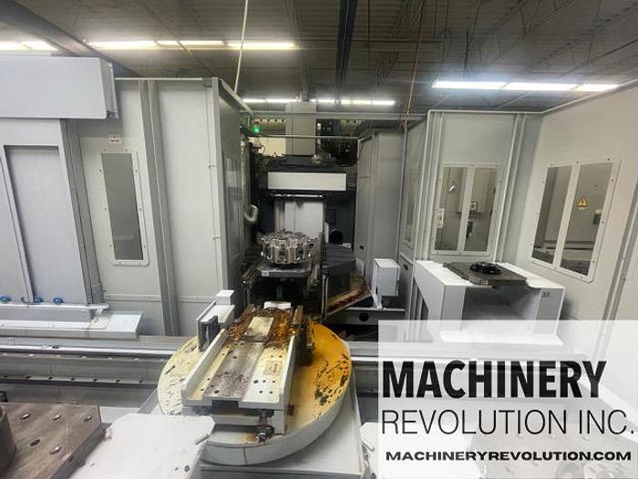 Used 2012 Mori Seiki NMV 5000 DCG 5-Axis CNC Vertical Machining Center with 8 Pallet Pool / C-Axis Turning / 181 Tools / TSC