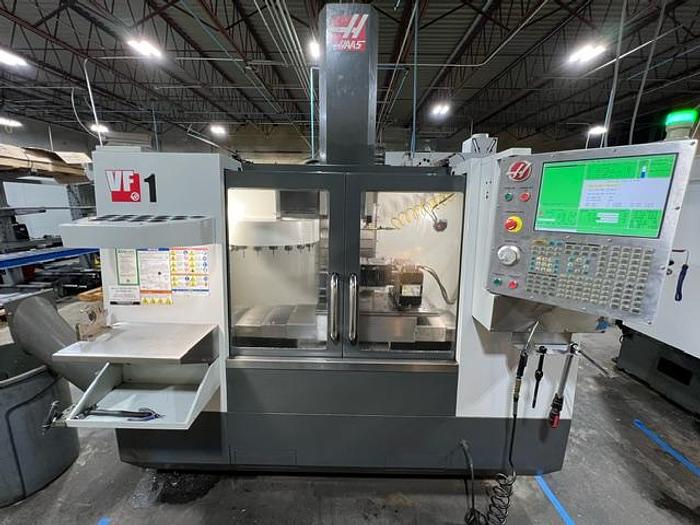 Used 2011 HAAS VF-1 4-Axis CNC Vertical Machining Center with HRT-160 Rotary Table