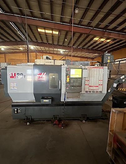 Used 2014 HAAS ST-30Y CNC Turning Center Low Hours