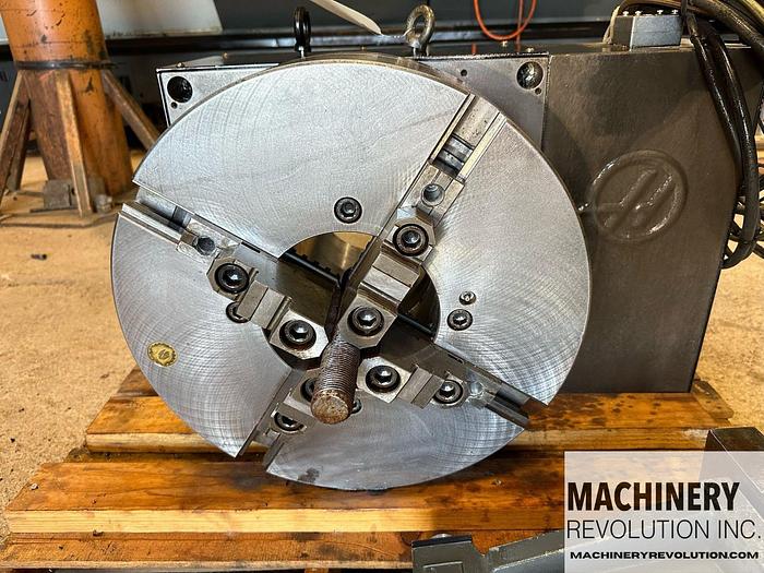 Used 2015 HAAS HRT-450 4th Axis Rotary Table with 19" Bison 4-Jaw Chuck