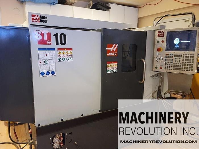 Used 2017 HAAS ST-10 CNC Turning Center Lathe with 6,000RPM / Mist Collector / AutoDoor ***150 Hours***