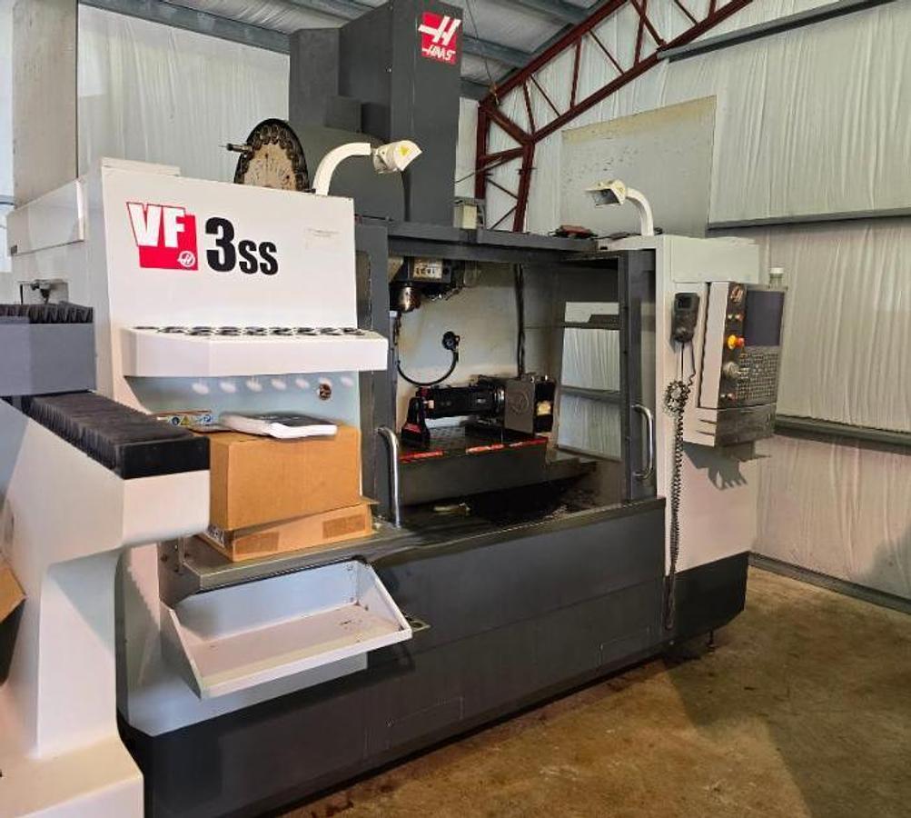 Used 2012 HAAS VF-3SS 4-Axis CNC Vertical Machining Center