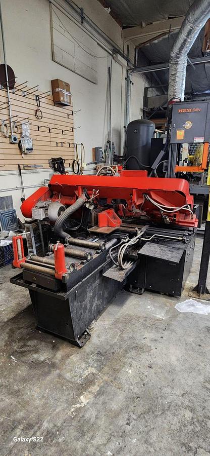 Used 2018 AMADA HA250W CNC Horizontal Band Saw