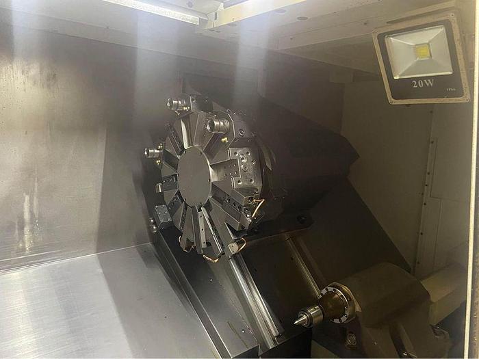 Used 2014 HAAS ST-30 CNC Lathe Turning Center with Bar Feeder / Probing / High Pressure Coolant / Programmable Tailstock ***Low Hours***