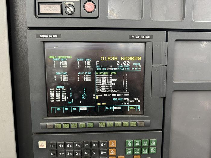 Used 2008 Mori Seiki Duravertical 5100 with Midaco Pallet Changer CNC Vertical Machining Center