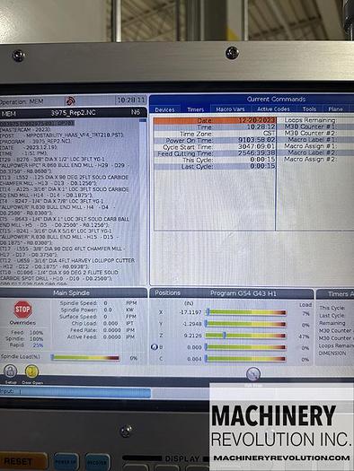 Used 2020 HAAS UMC-750SS 5-Axis 12,000 rpm CNC Vertical Machining Center ***Low Hours ***
