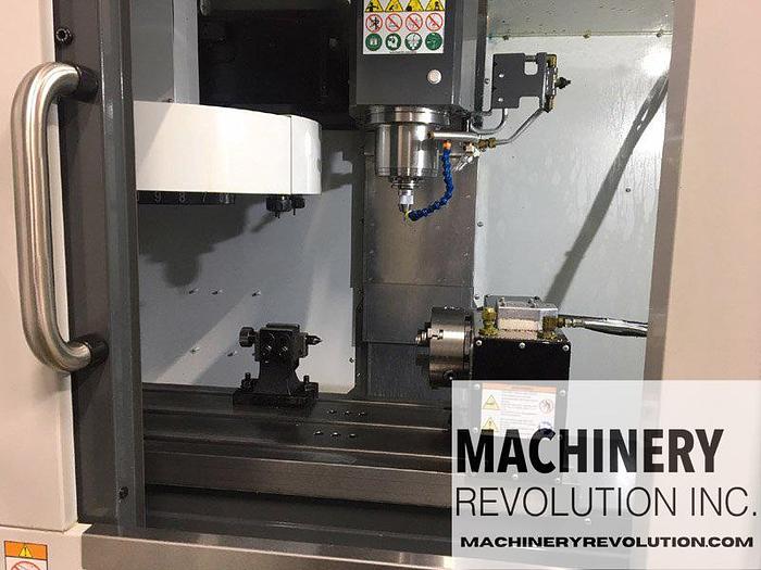 Used 2018 HAAS Super Mini Mill 2 CNC 4-Axis Vertical Machining Center ***Low Hours***