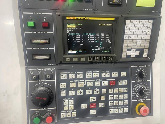 Used 2004 KIA Super Turn 15LMS LiveTooling SubSpindle CNC Lathe