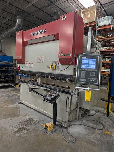 Used 2014 ACCUPRESS Absolute 3758 75 Ton Servo-Hydraulic Press Brake
